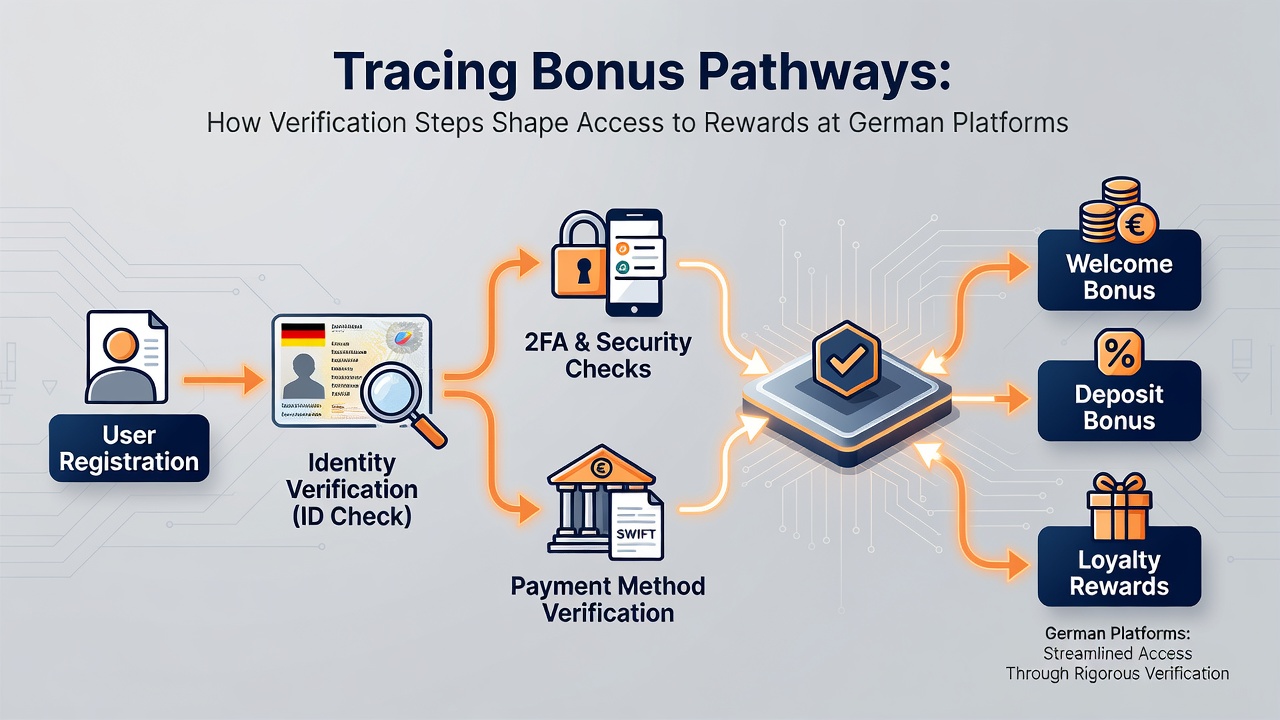Illustration von automatisierten Verifizierungsschritten und deren Einfluss auf Bonusfreigaben